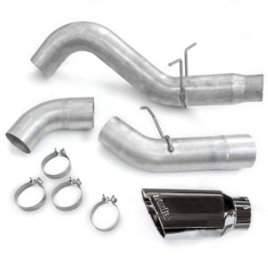 Chevrolet 3500 Performance Exhaust - Banks Power - 5-inch DPF-back with Monster Exhaust and SideKick tip - Chrome - `11-`15